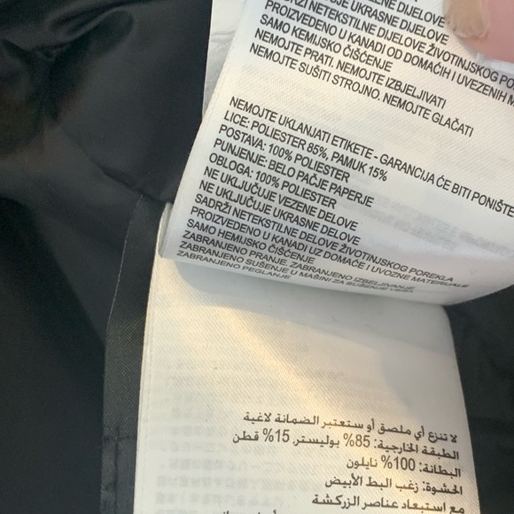 AUTH CANADA GOOSE BLACK LIMITED EDITION FOR BARNEY’s DOWN COAT SIZE US M EUC - Picture 8 of 16